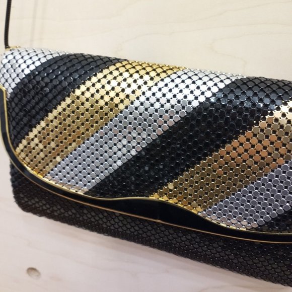 Fantastic Metal Mesh Evening handbag Prom Wedding Bridesmaid Formal Dance Purse - Picture 2 of 6